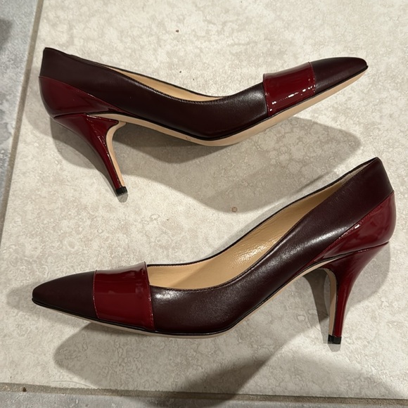 New condition Jimmy Choo Burgundy Heels 38 - Picture 4 of 7